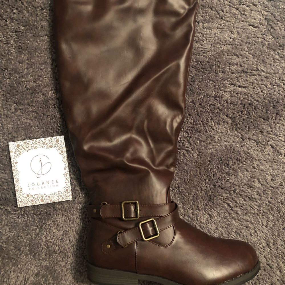*NEVER WORN*Journee- April Wide Calf Riding Boot